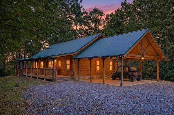 18.7 Acres of Recreational Land with Home for Sale in Ellijay, Georgia
