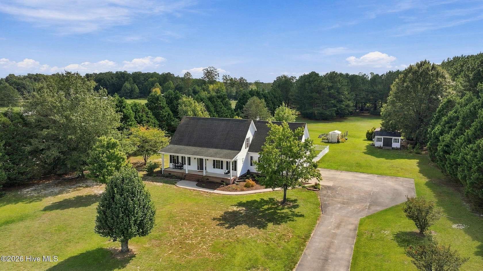 4 Acres of Land with Home for Sale in Tyner, North Carolina