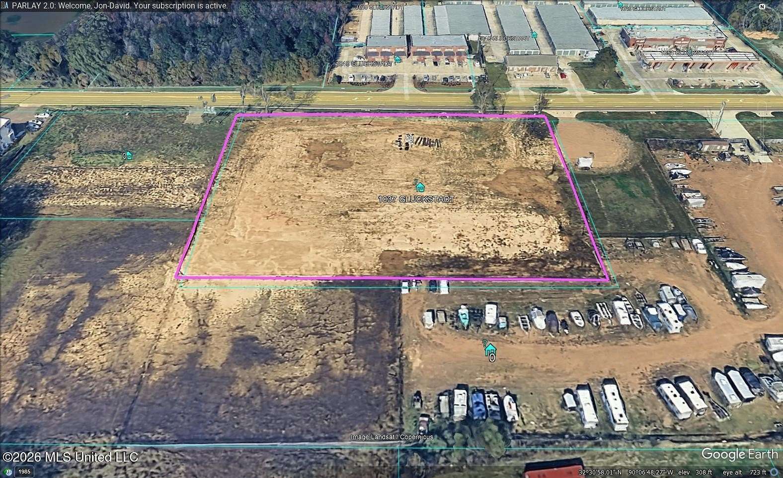 0.72 Acres of Commercial Land for Sale in Madison, Mississippi