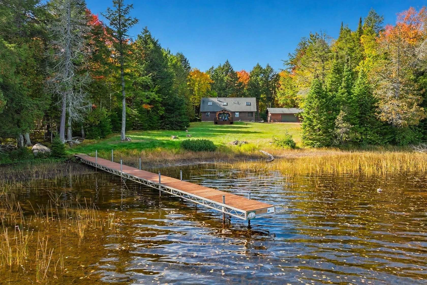 23.9 Acres of Recreational Land with Home for Sale in Watersmeet, Michigan
