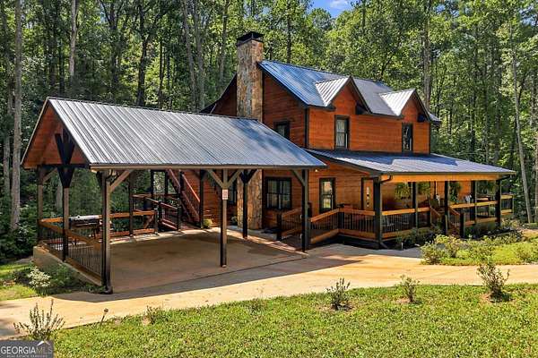 1.5 Acres of Land with Home for Sale in Ellijay, Georgia