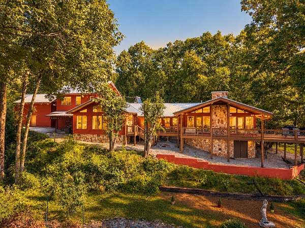 7.32 Acres of Land with Home for Sale in Bryson City, North Carolina