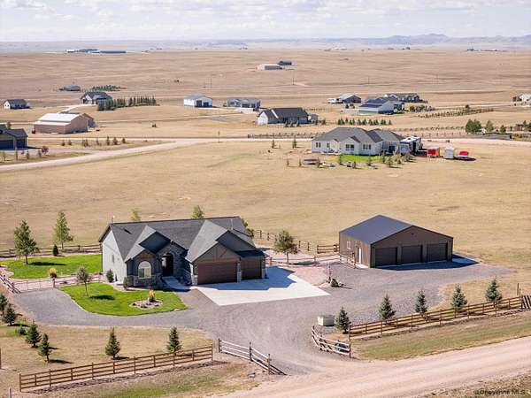 4.14 Acres of Land with Home for Sale in Cheyenne, Wyoming