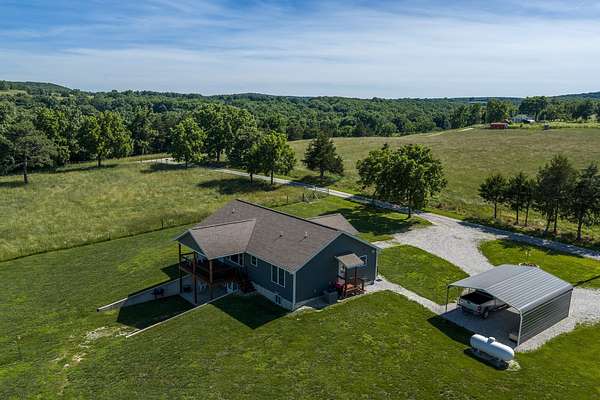 13.5 Acres of Land with Home for Sale in Houston, Missouri