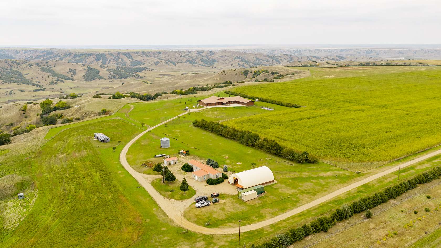 1,189 Acres of Improved Land for Sale in Milesville, South Dakota