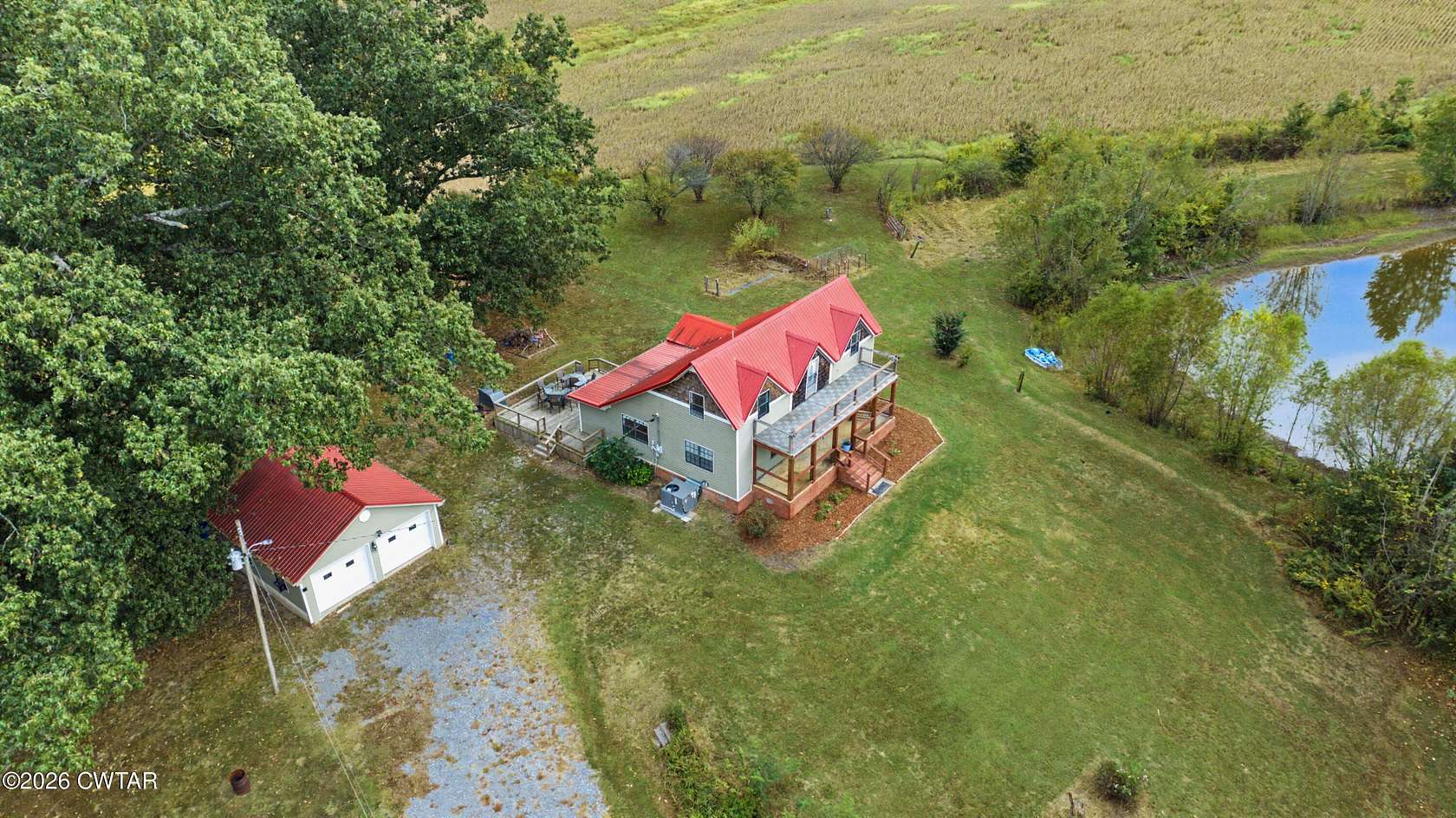 6.63 Acres of Land with Home for Sale in Kenton, Tennessee