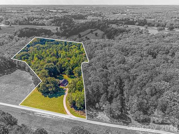 11.5 Acres of Land with Home for Sale in Lincolnton, North Carolina