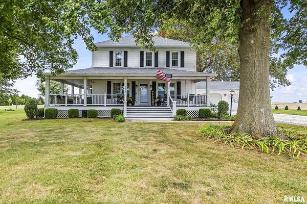 5 Acres of Land with Home for Sale in New Berlin, Illinois