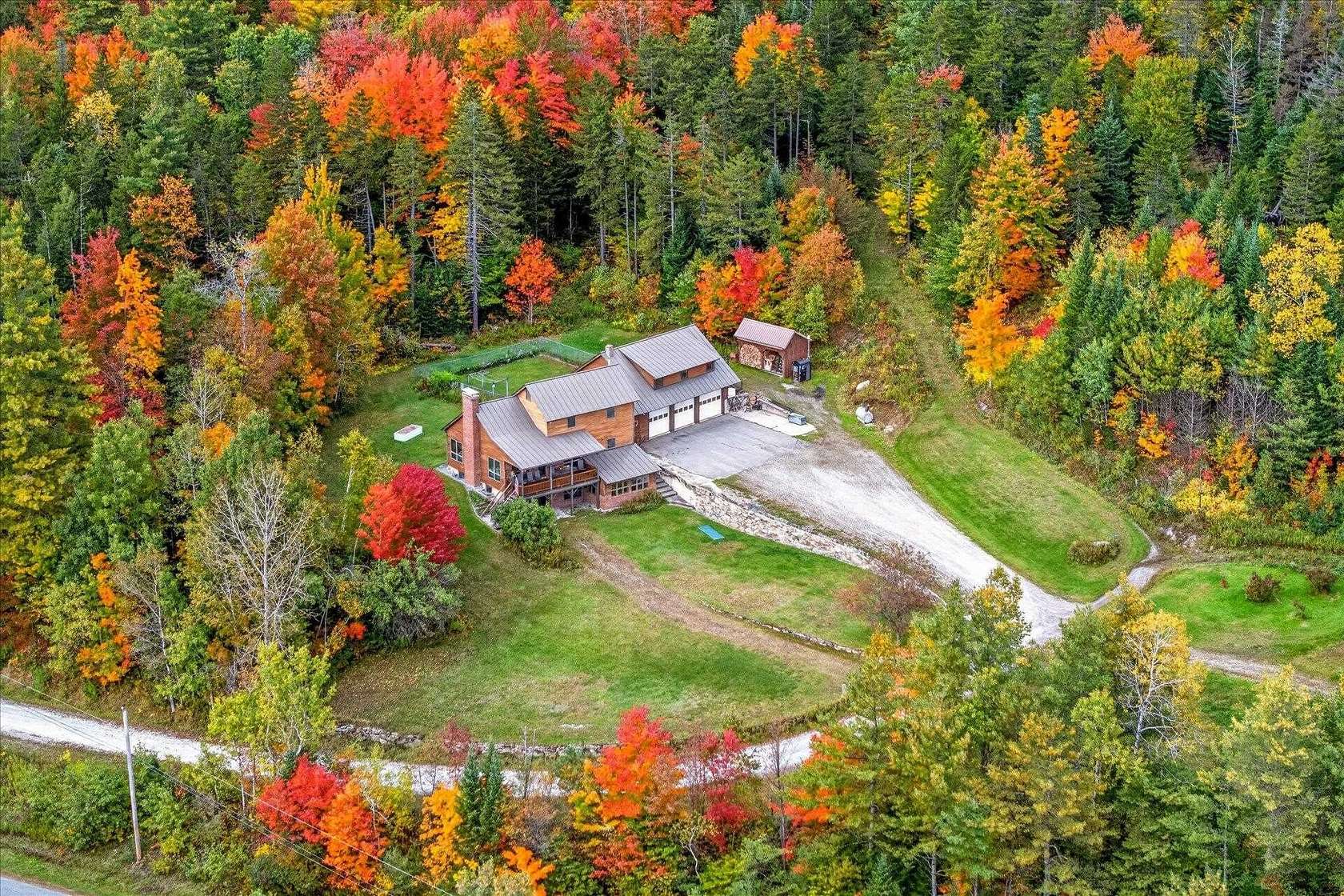 19 Acres of Land with Home for Sale in Mount Holly, Vermont