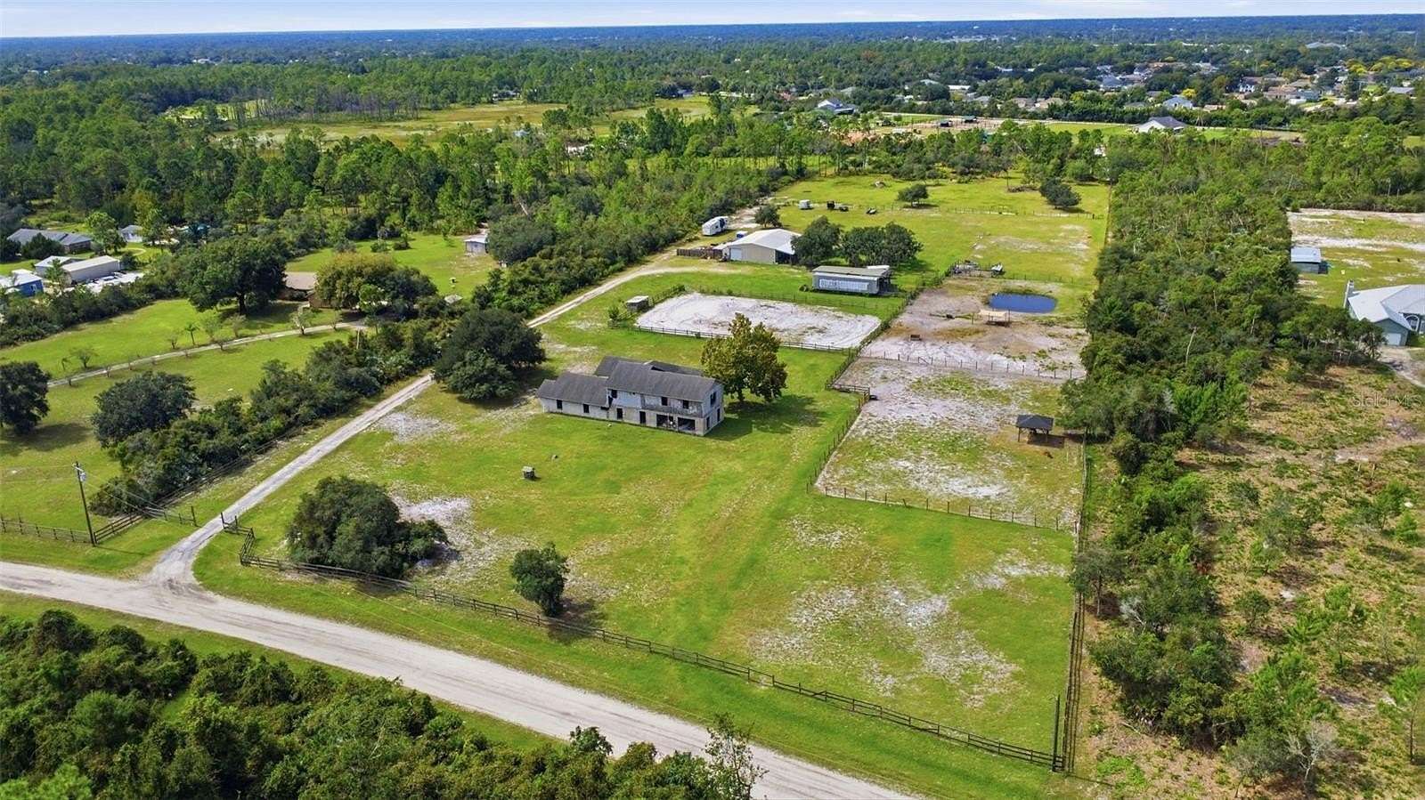 10.6 Acres of Land with Home for Sale in Deltona, Florida