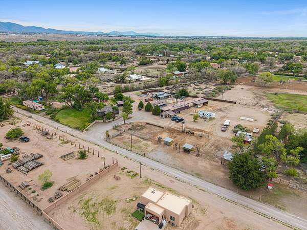 3.43 Acres of Land with Home for Sale in Corrales, New Mexico