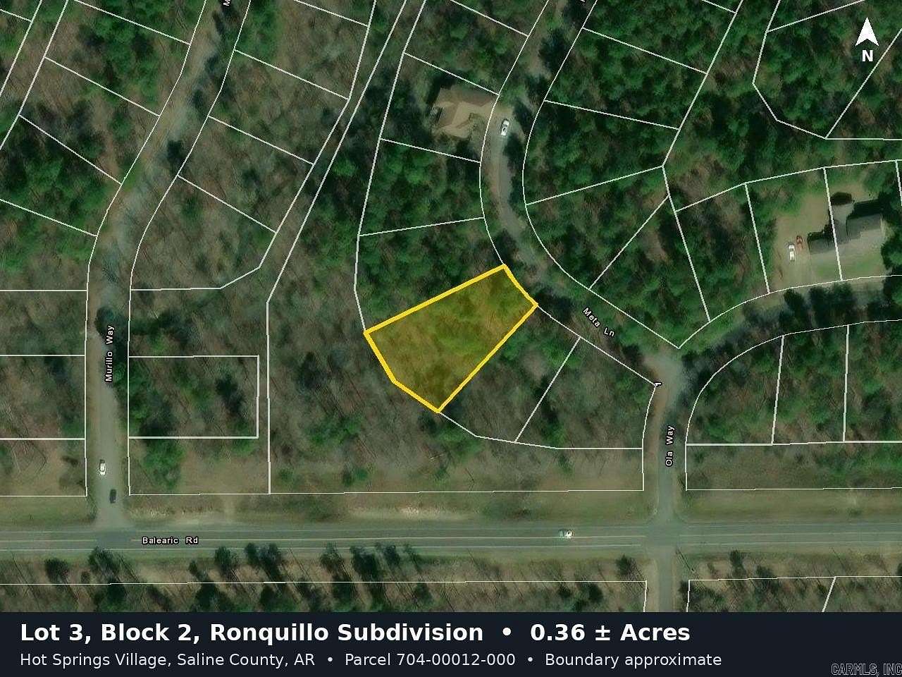 0.36 Acres of Residential Land for Sale in Hot Springs Village, Arkansas