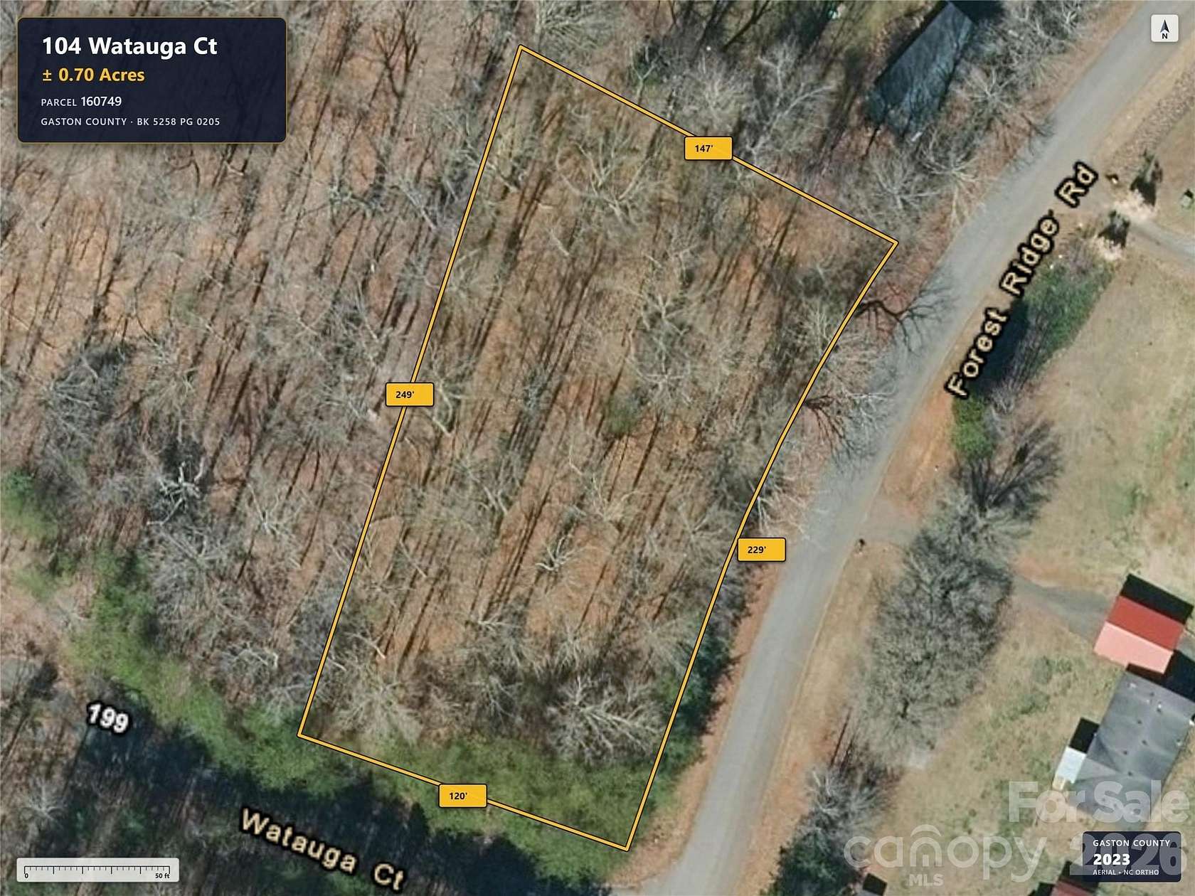 0.7 Acres of Residential Land for Sale in Bessemer City, North Carolina