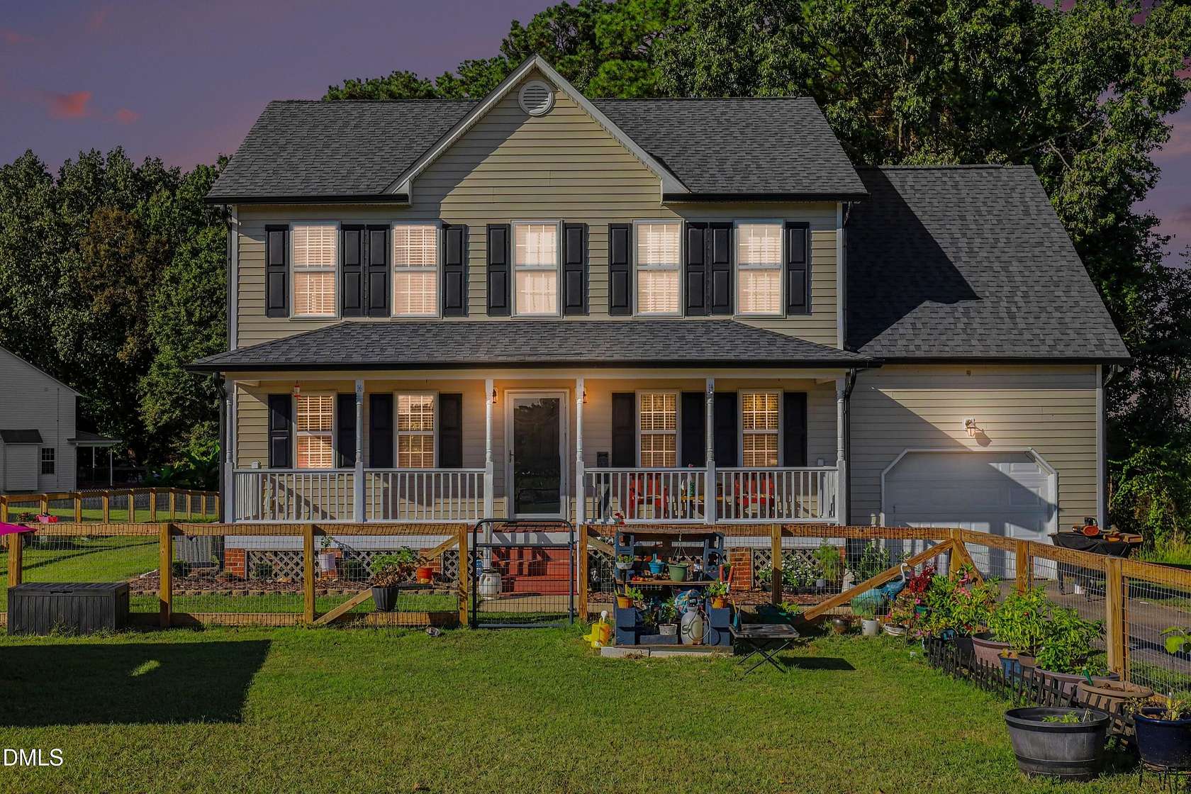 3.42 Acres of Land with Home for Sale in Willow Springs, North Carolina