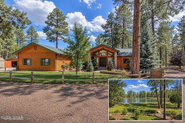 2.5 Acres of Land with Home for Sale in Lakeside, Arizona
