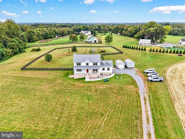 7.8 Acres of Land with Home for Sale in Midland, Virginia