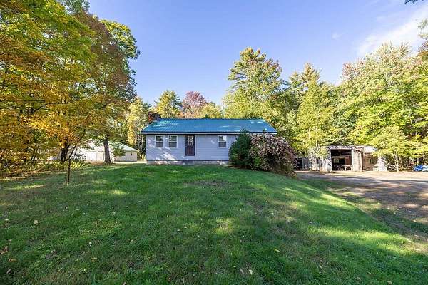 28 Acres of Recreational Land with Home for Sale in West Gardiner Town, Maine
