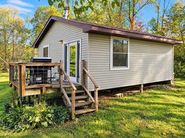 33.7 Acres of Recreational Land with Home for Sale in Harmony Town, Wisconsin