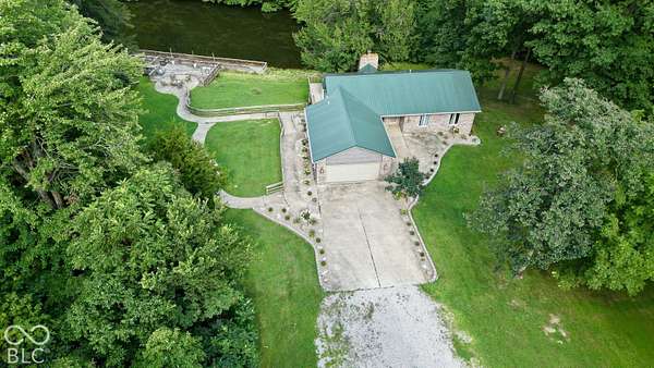 9.5 Acres of Land with Home for Sale in Quincy, Indiana