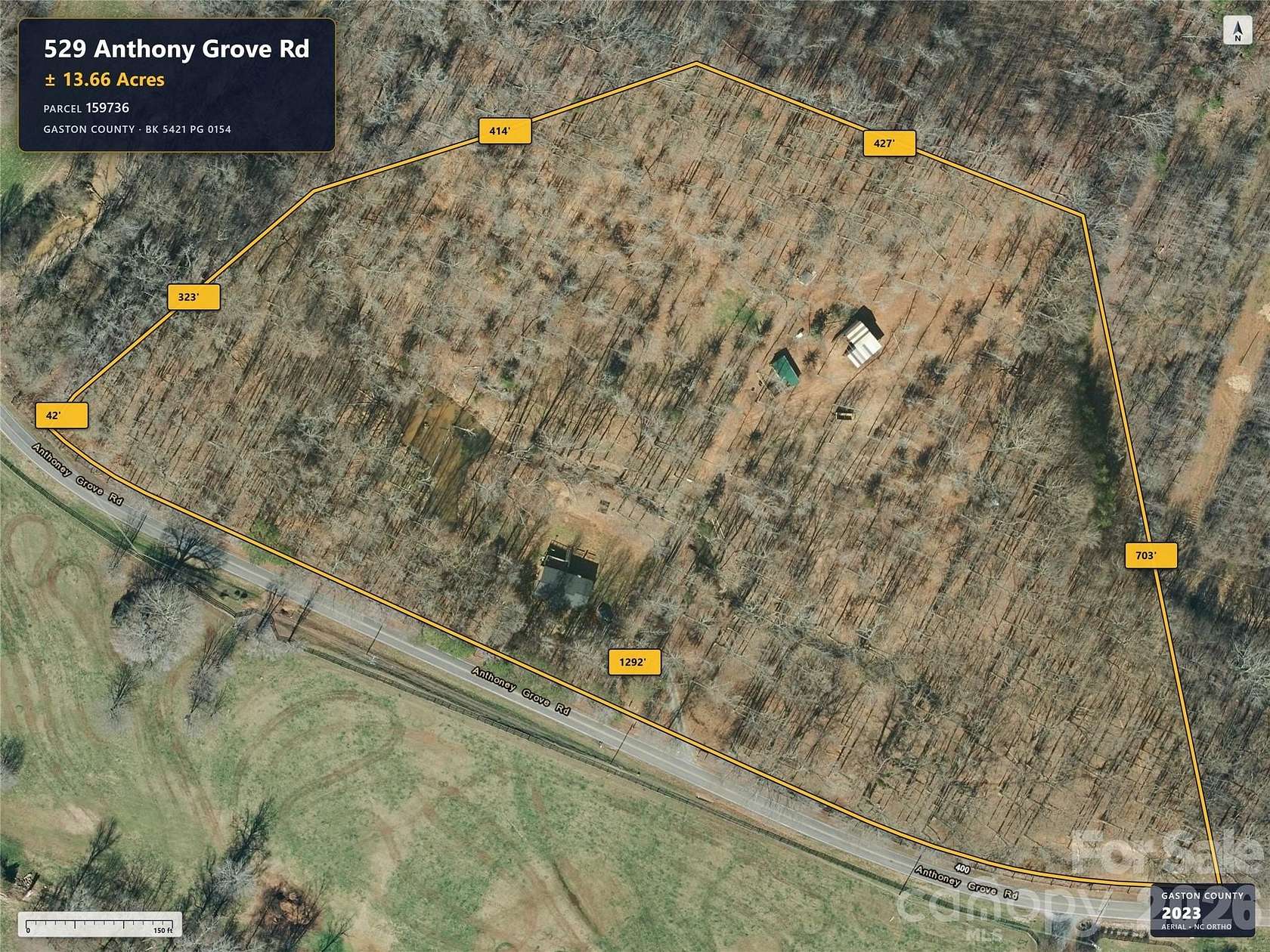 14.8 Acres of Land for Sale in Crouse, North Carolina