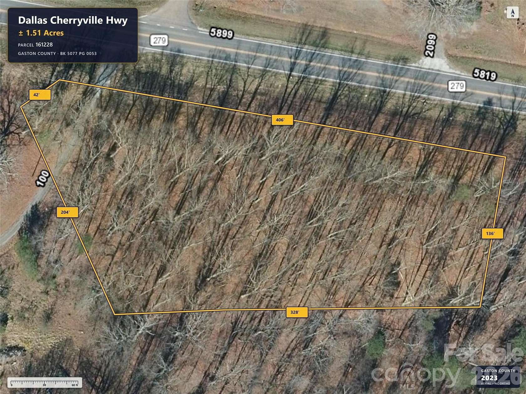 1.5 Acres of Residential Land for Sale in Bessemer City, North Carolina