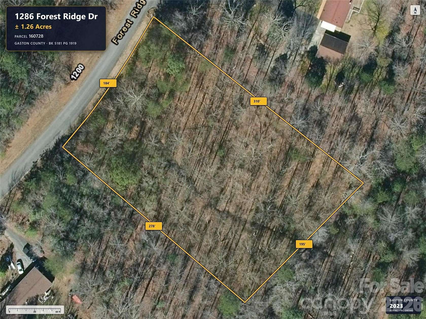 1.26 Acres of Residential Land for Sale in Bessemer City, North Carolina