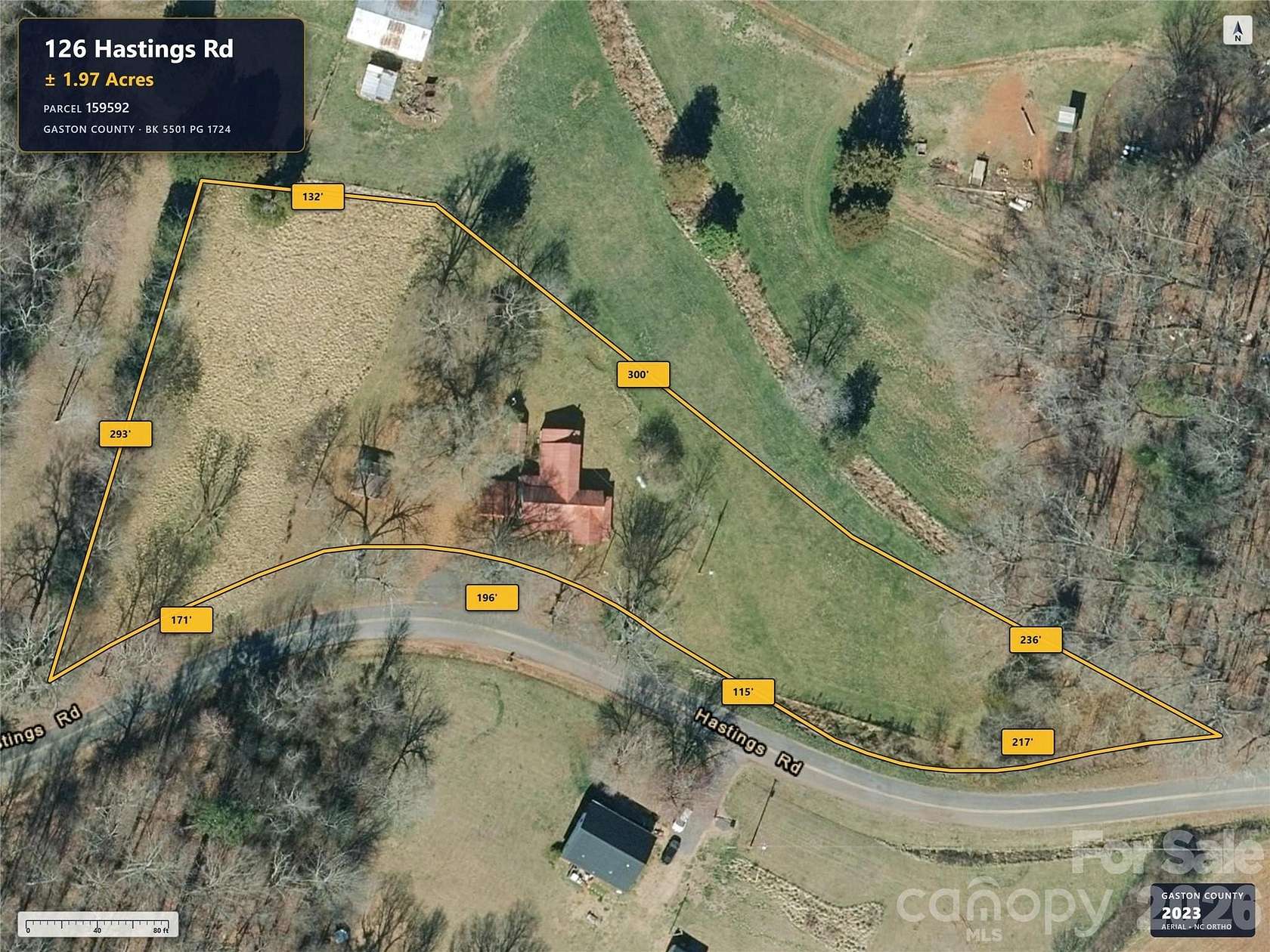 2 Acres of Residential Land for Sale in Bessemer City, North Carolina