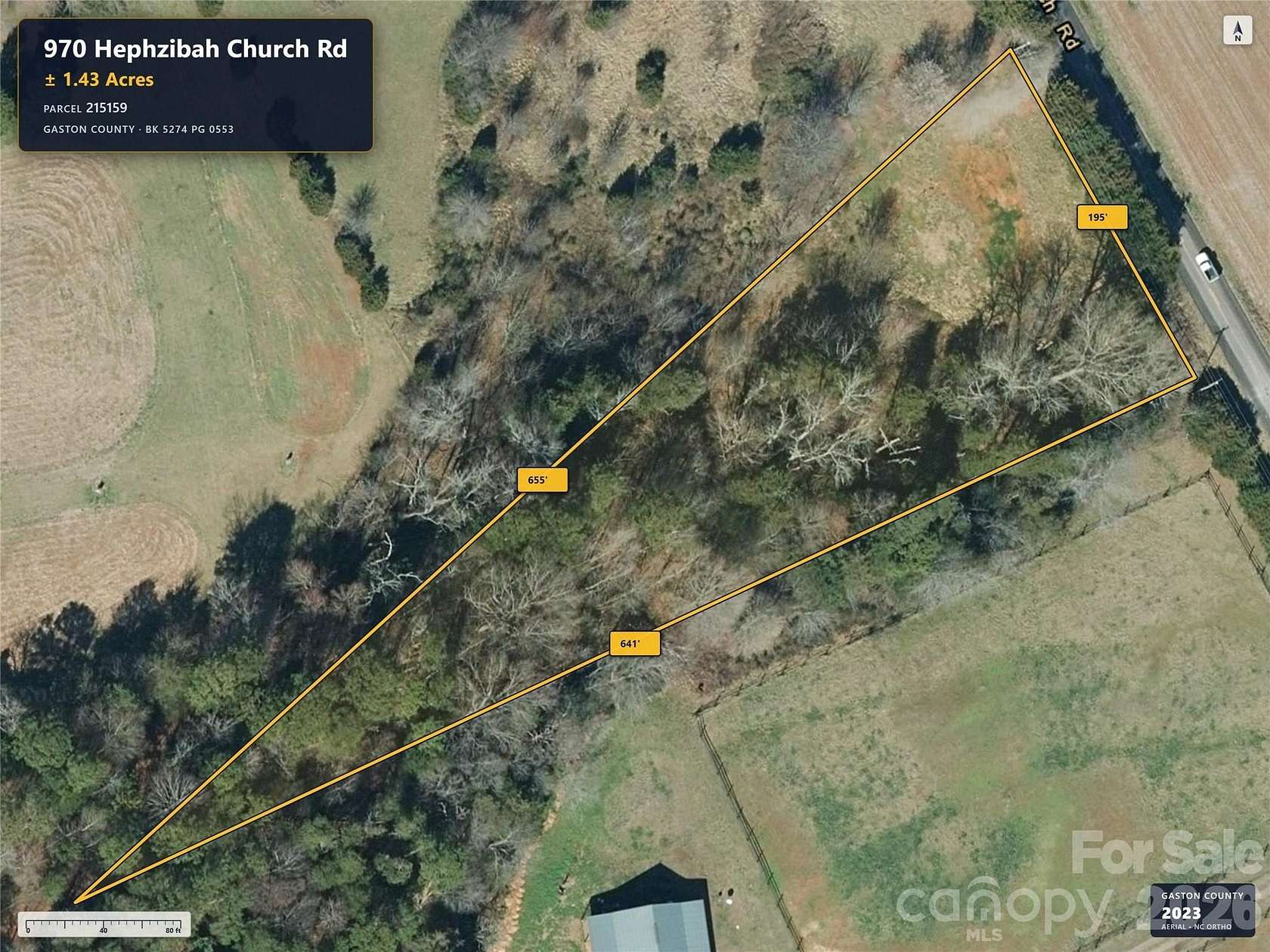 1.43 Acres of Residential Land for Sale in Crouse, North Carolina