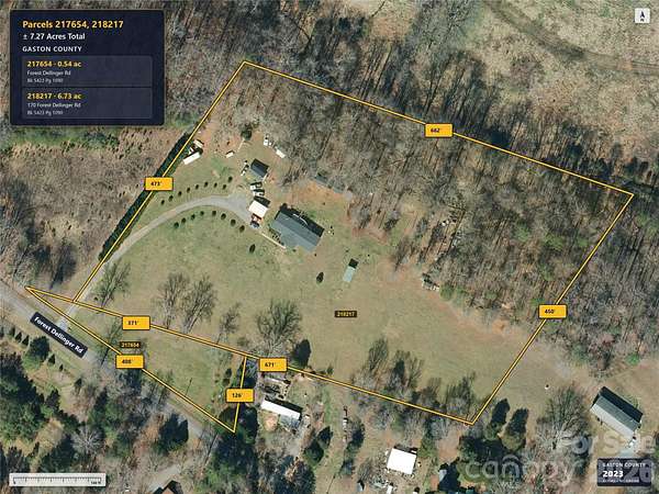 7.27 Acres of Residential Land for Sale in Bessemer City, North Carolina