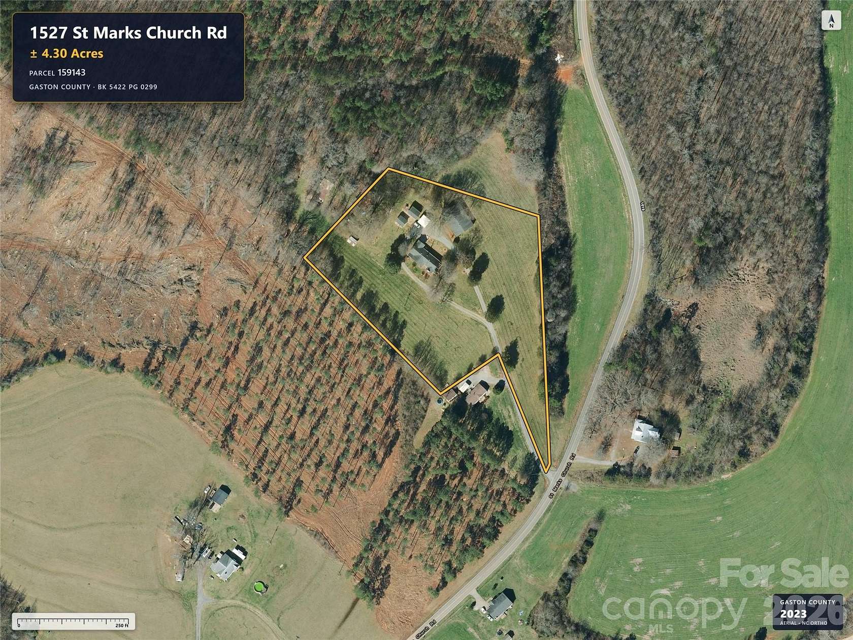 5 Acres of Residential Land for Sale in Crouse, North Carolina