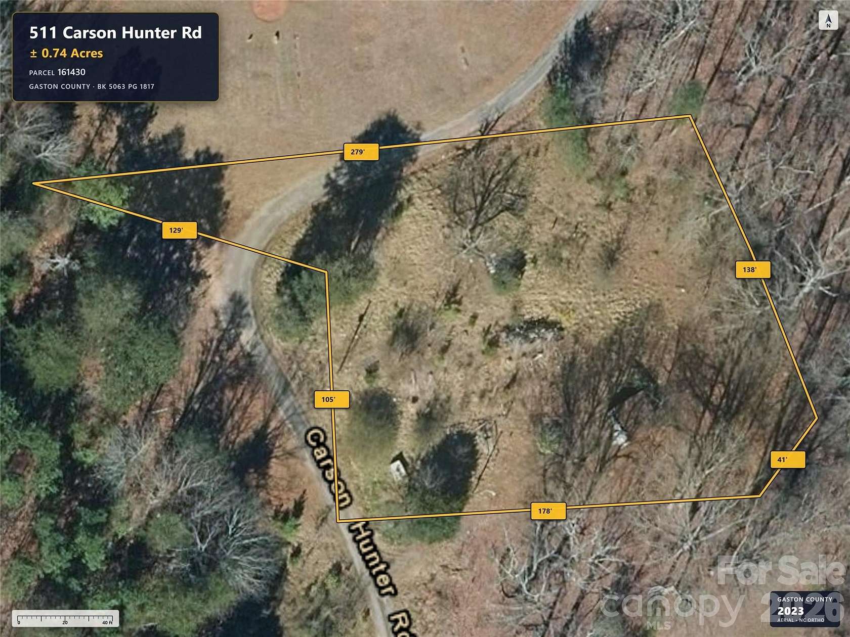 0.82 Acres of Residential Land for Sale in Bessemer City, North Carolina
