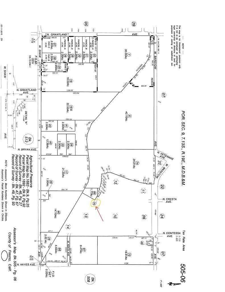 0.45 Acres of Residential Land for Sale in Fresno, California