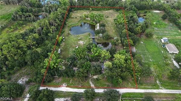 5 Acres of Land with Home for Sale in North Fort Myers, Florida