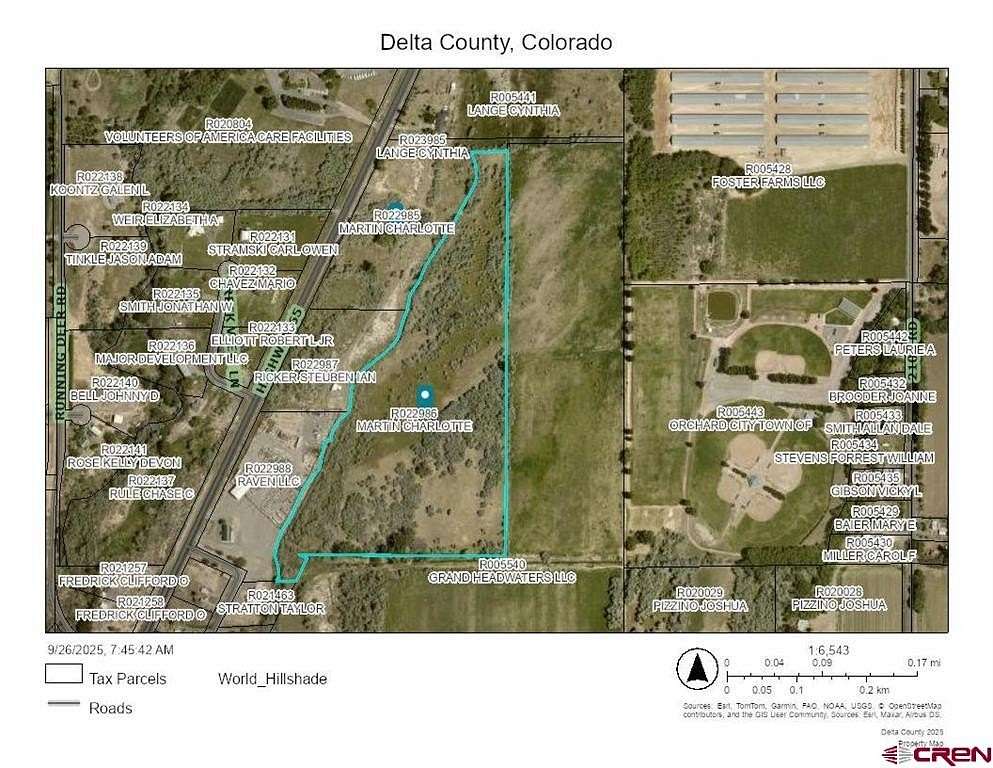 34.4 Acres of Land for Sale in Eckert, Colorado