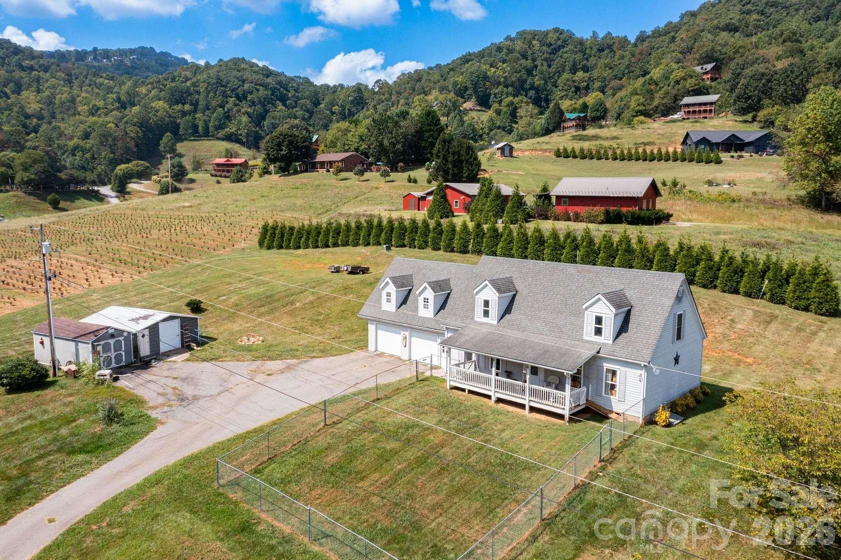 2 Acres of Land with Home for Sale in Waynesville, North Carolina