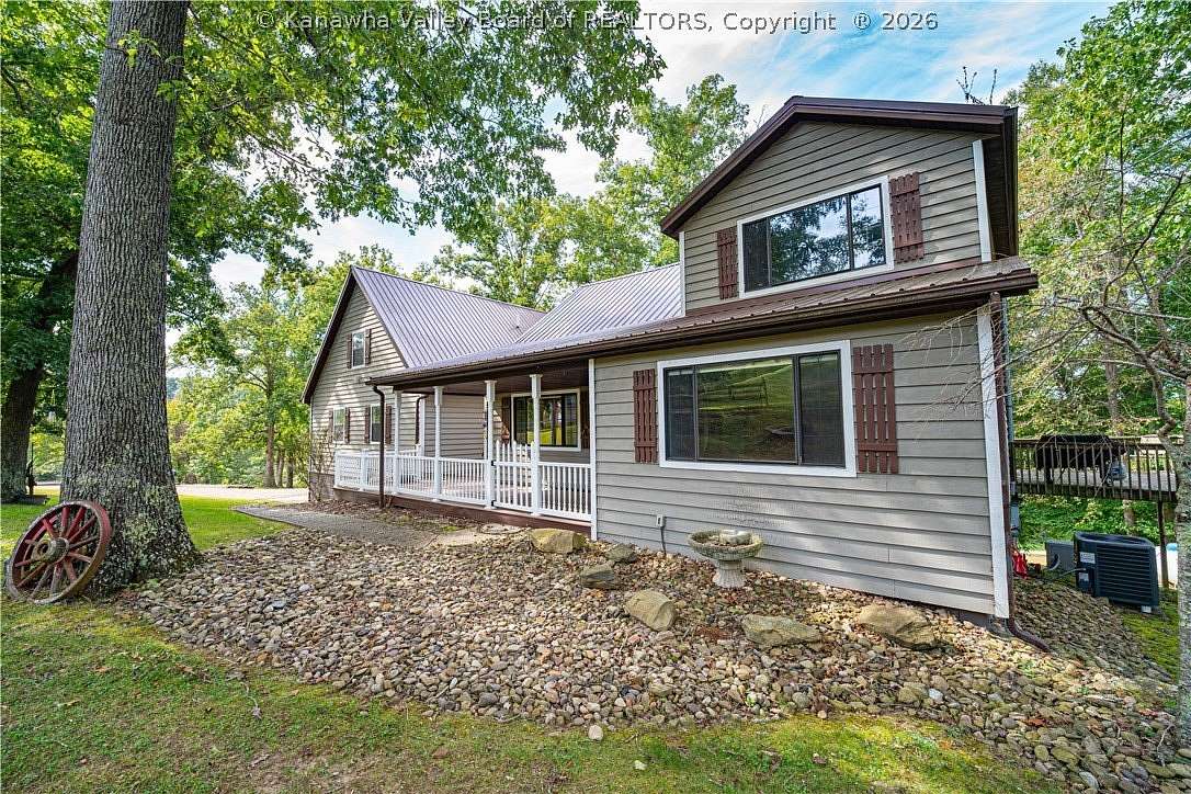 9.6 Acres of Land with Home for Sale in Milton, West Virginia