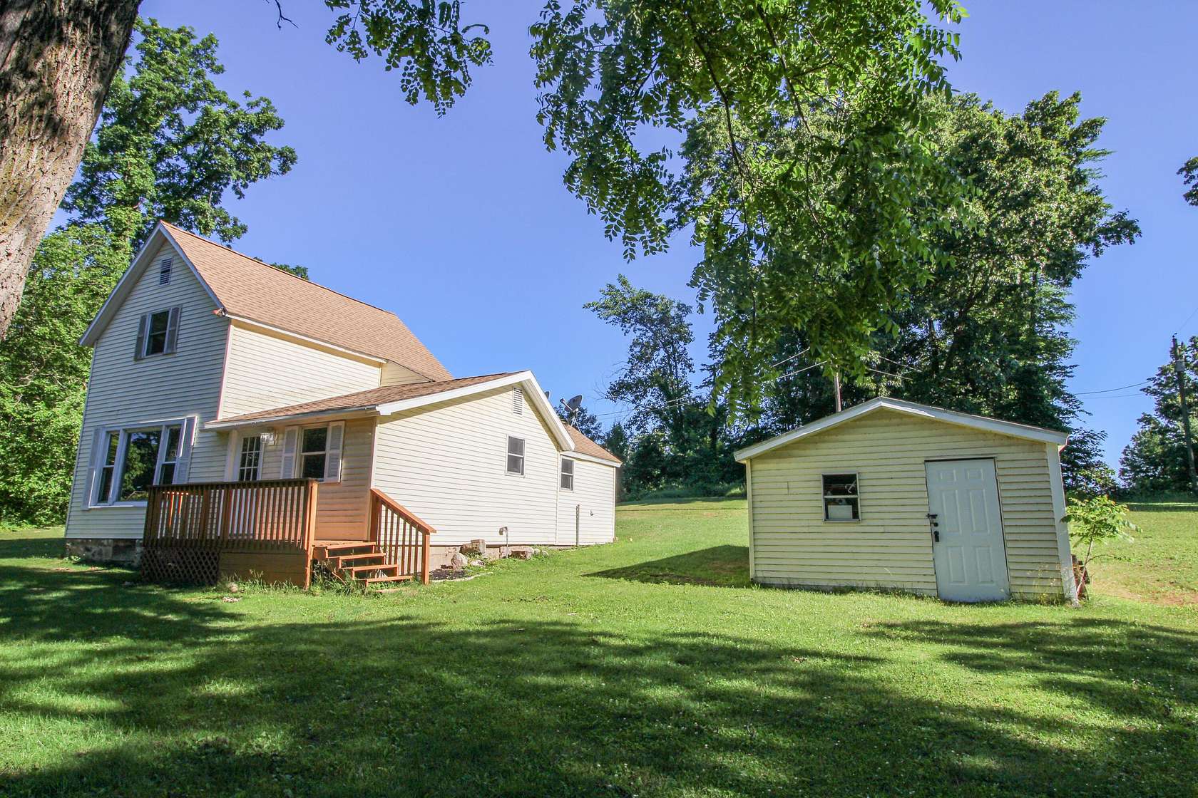 1.59 Acres of Land with Home for Sale in Marcellus, Michigan