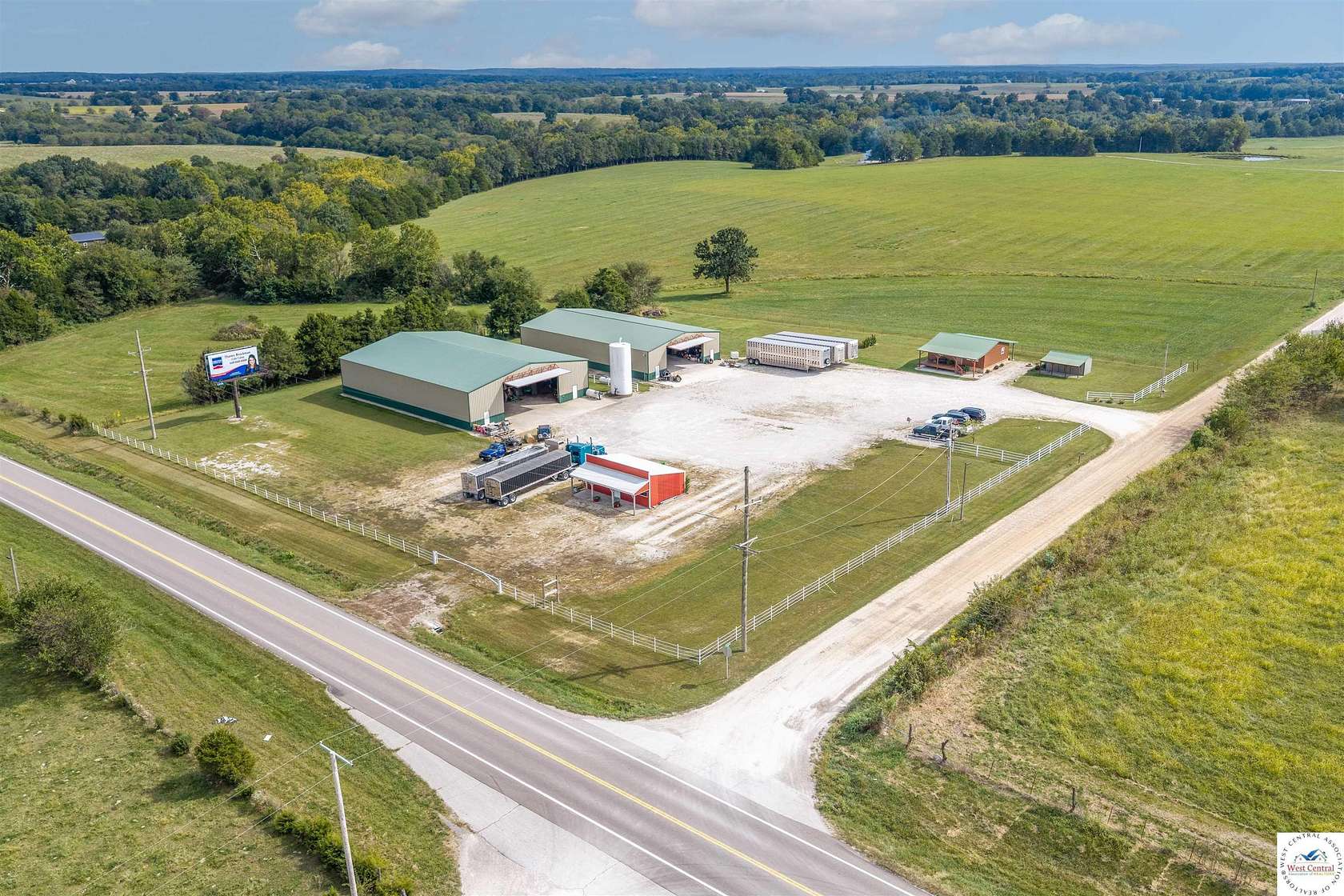 8.5 Acres of Land with Home for Sale in Cole Camp, Missouri