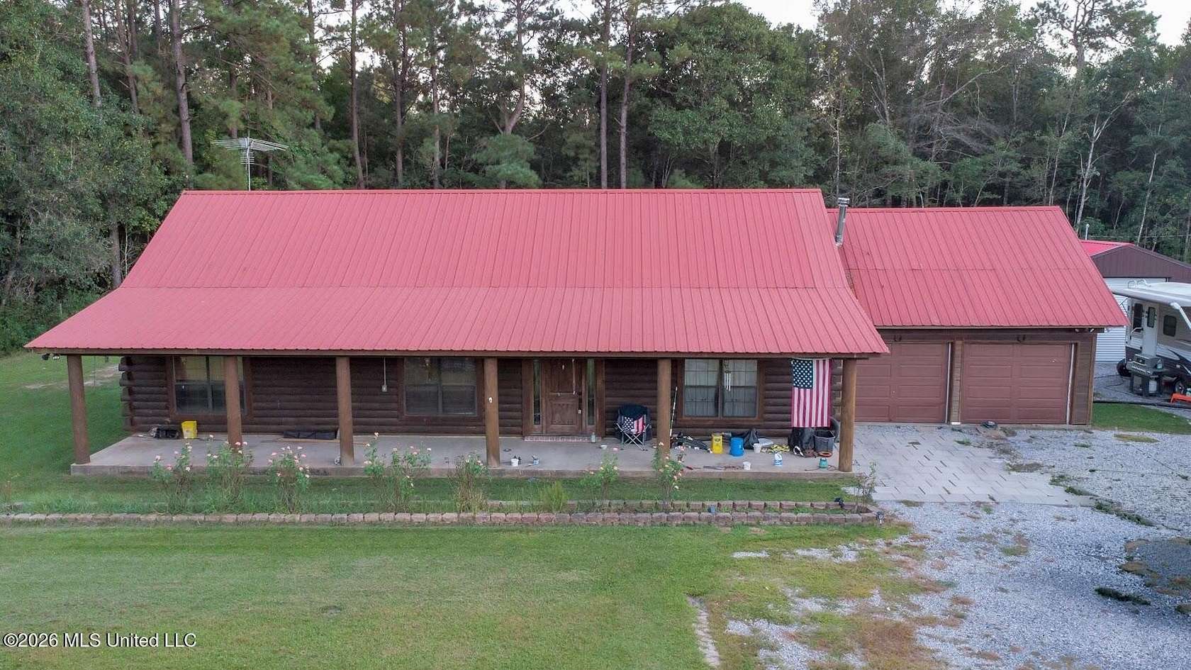 4.22 Acres of Land with Home for Sale in Saucier, Mississippi