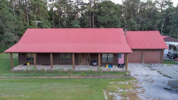 4.22 Acres of Land with Home for Sale in Saucier, Mississippi