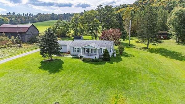 55 Acres of Land with Home for Sale in Mansfield, Pennsylvania
