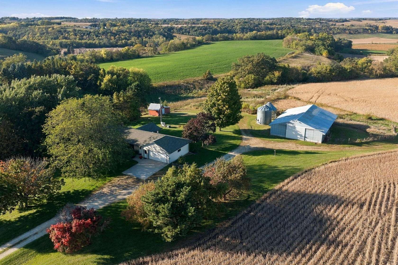44 Acres of Land with Home for Sale in Goodhue, Minnesota