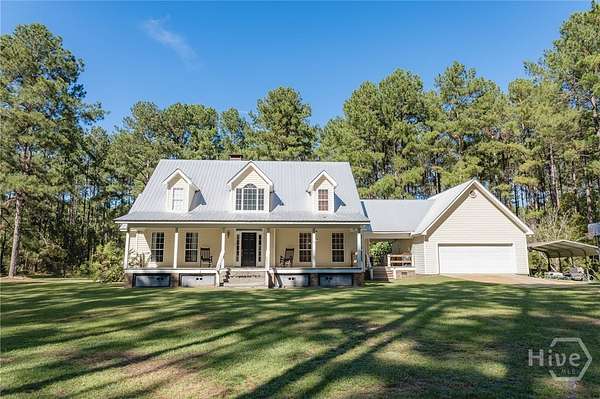 10 Acres of Recreational Land with Home for Sale in Millen, Georgia