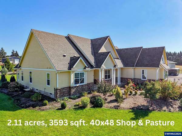 2.1 Acres of Land with Home for Sale in Aumsville, Oregon