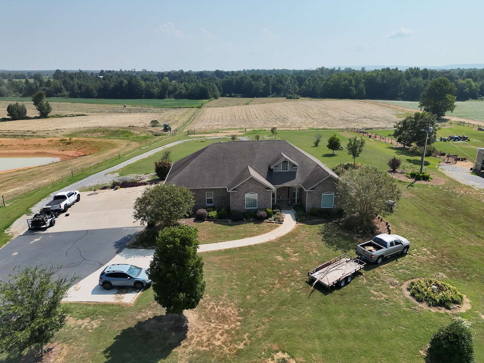 45 Acres of Land with Home for Auction in Fayetteville, Tennessee