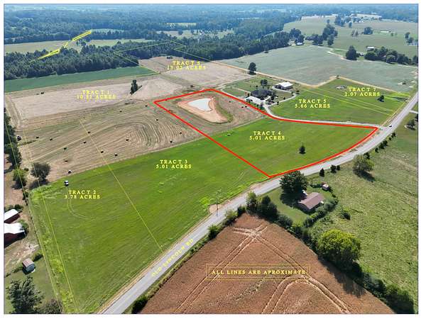 5 Acres of Land for Auction in Fayetteville, Tennessee