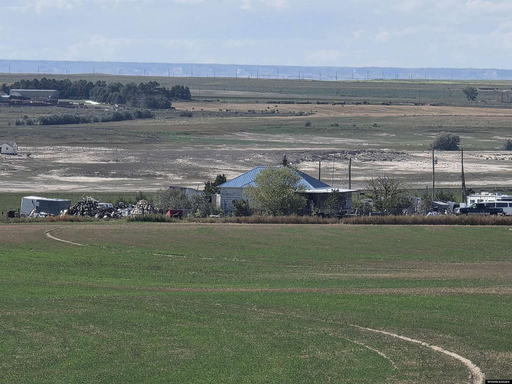 8 Acres of Land with Home for Sale in Huntley, Wyoming