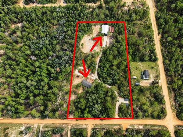 4.63 Acres of Land with Home for Sale in Interlachen, Florida