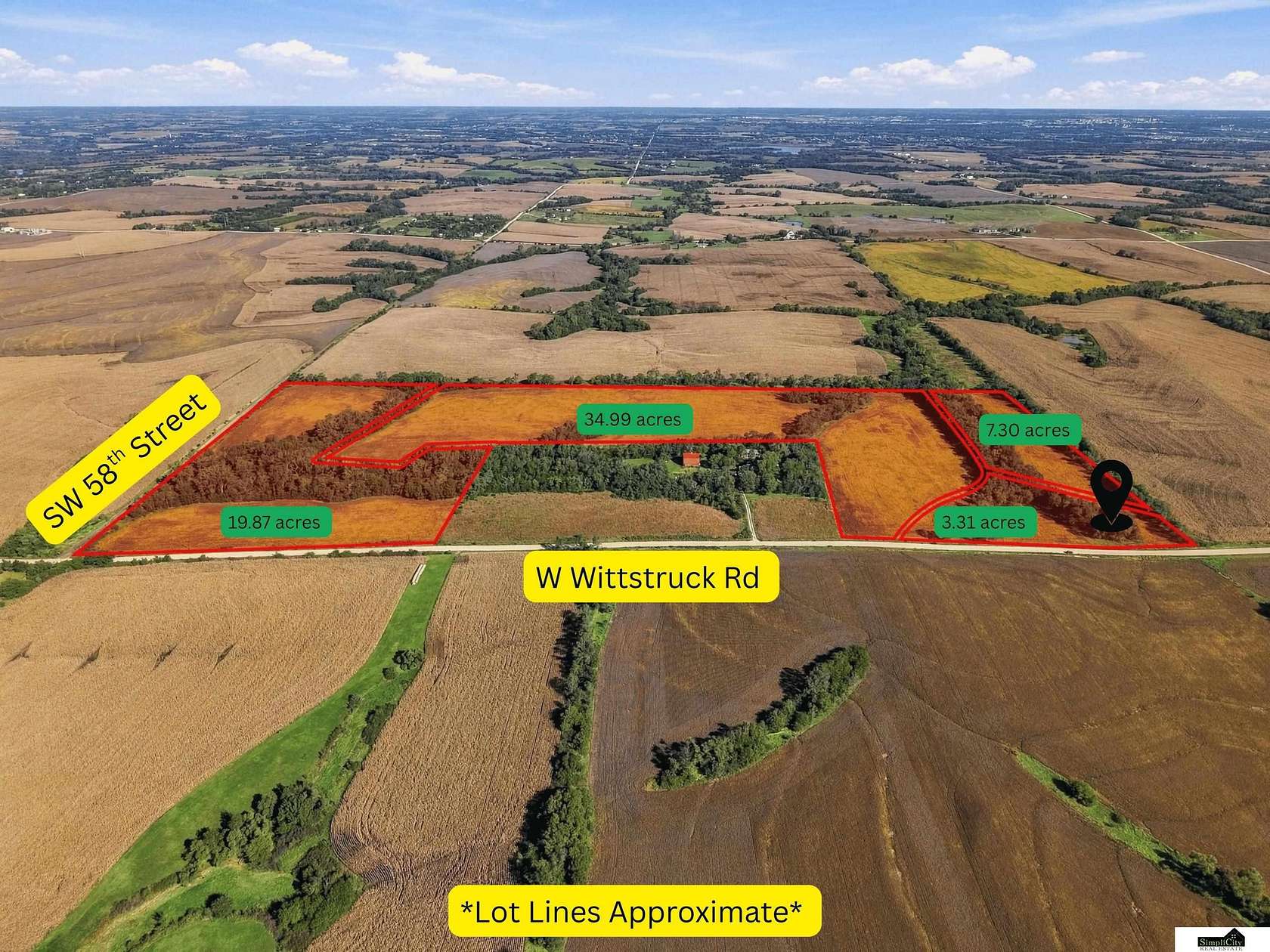 3.3 Acres of Land for Sale in Martell, Nebraska