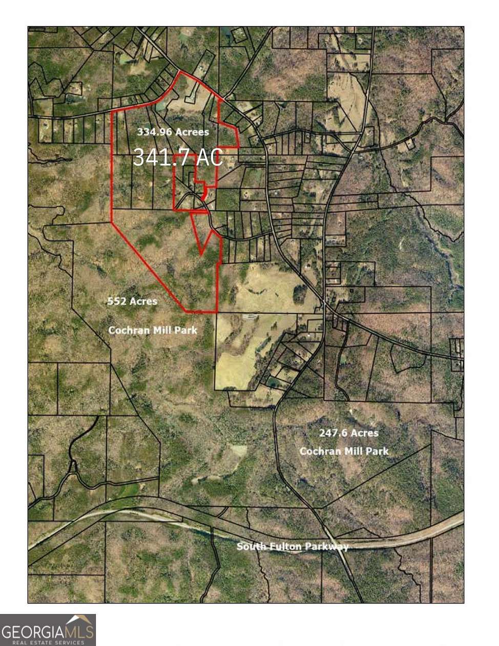 342 Acres of Recreational Land for Sale in Chattahoochee Hills, Georgia